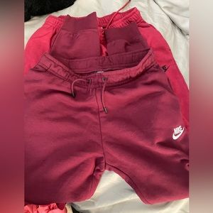 Both like new one more red one more marroon next to each other for color